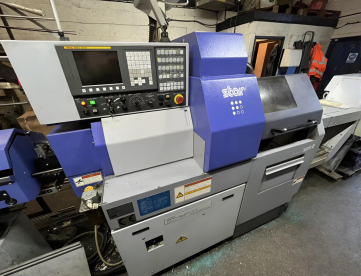Foto: TORNO AUTOMÁTICO DE CABEÇOTE MOVEL -STAR SB20 TYPE E- PASSAGEM 20 MM COM ALIMENTADOR DE BARRAS -ANO 2011