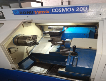 Foto: TORNO CNC - ROMI - MAZAK COSMOS 20U (Retrofitado)