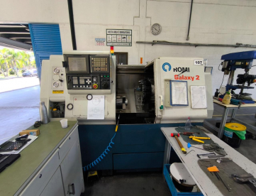 Torno CNC Romi GALAXY 20 - Comando fanuc 21i-T -  Ano 2000