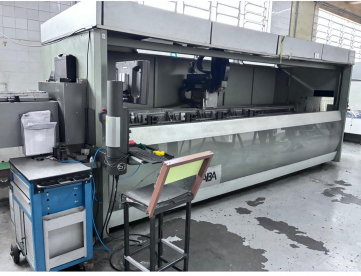 CENTRO DE USINAGEM DE PERFIS DE ALUMINIO   MARCA OZ MACHINE (Turquia )  MODELO GARNET XS -CURSO 3000X 340 X 255 - ANO 2017