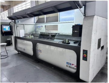 CENTRO DE USINAGEM DE PERFIS DE ALUMINIO  MARCA OZ MACHINE (Turquia ) MODELO GARNET XS -CURSO 3000X 340 X 255 - ANO 2017