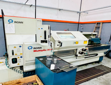 Foto: TORNO CNC ROMI CENTUR 35D - MULTIPLIC - 500MM X 1500MM - COMANDO BRIDGEPORT