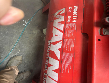 Foto: COMPRESSOR DE PISTÃO -WAYNE MODELO W84011H -425 LITOS -10 HP -