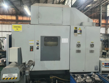 CENTRO DE USINAGEM VERTICAL - HYUNDAI - HIV50D - ANO 2008 - DUPLO PALLET 700 X 500 - COMANDO FANUC