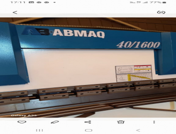 Foto: DOBRADEIRA HIDRAULICA CNC ABMAQ - 1600MM X 40 TONS