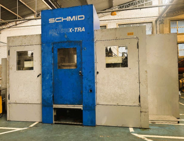 PRENSA HIDRÁULICA FINE BLANKING - SCHIMID - HSR 630X-TRA - ANO 2008 - COM CONJUNTO ENDIREITADOR ALIMENTADOR - LASA DE 400 X 8MM