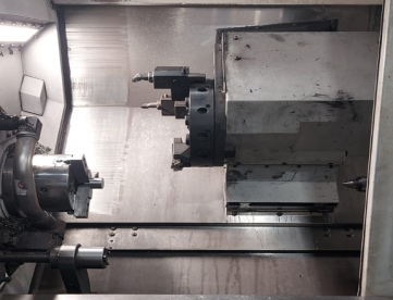 Foto: CENTRO DE TORNEAMENTO CNC ROMI GL250M – ANO 2021– COM FERRAMENTAS ACIONADAS