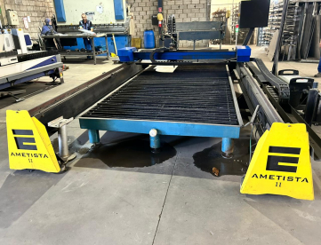 Foto: MESA DE CORTE CNC - ELITE - AMETISTA II - COM TOCHA PLASMA HYPERTHERM 105