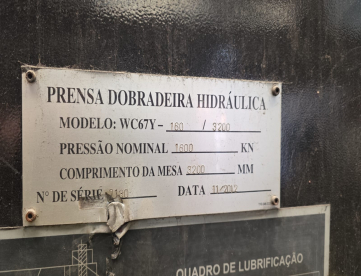 Foto: DOBRADEIRA HIDRÁULICA - DIPLOMAT - 3200MM X 8MM - ANO 2012