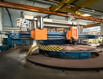 TORNO VERTICAL OMBA - PLACA 1550MM - PASSAGEM 1800MM - DUPLO TORPEDO