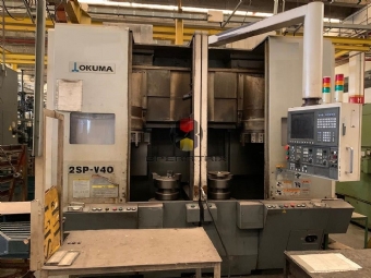 Foto: TORNO VERTICAL CNC OKUMA - 2SP-V40 - ANO 2008