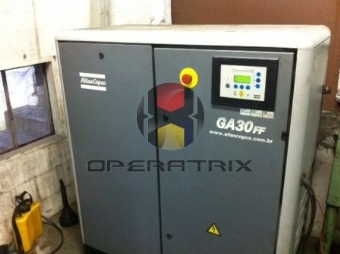 Foto: COMPRESSOR PARAFUSO ATLAS COPCO GA-30FF