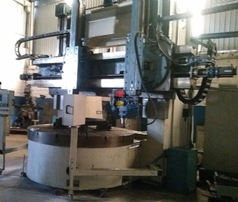 Foto: TORNO VERTICAL CNC BERTHIEZ PASSAGEM 2500MM