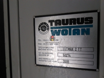 Foto: MANDRILHADORA CNC - WOTAN TAURUS - CUTMAX 2 - ANO 2006