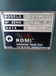 Foto: INJETORA DE PLASTICOS ROMI PRIMAX 65 R - ANO 1995
