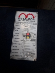 Foto: PRENSA HIDRAULICA METALBOR 150 T ANO 1996