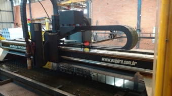 Foto: MESA DE CORTE PLASMA CNC TECNOPAMPA   HPR 260 X D ANO 2012