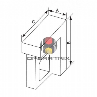 Foto: CANTONEIRA F.F. DE 126 x 102 x 150mm