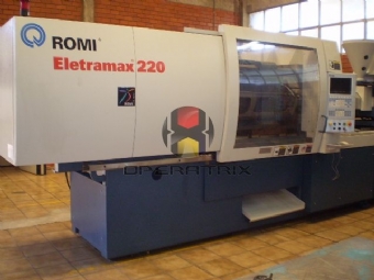 Foto: INJETORA DE PLASTICOS ROMI ELETRICA ELETROMAX 220 ANO 2005