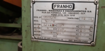 Foto: SERRA DE FITA FRANHO SF 250 A - ANO 2004