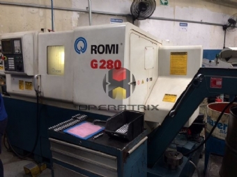 Foto: TORNO CNC - MARCA ROMI - MODELO G280 - ANO 2006