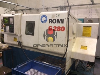 Foto: TORNO CNC - MARCA ROMI - MODELO G280 - ANO 2007