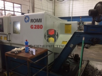 Foto: TORNO CNC - MARCA ROMI - MODELO G280 - ANO 2006