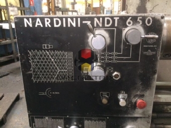 Foto: TORNO MECÂNICO - MARCA NARDINI -  MOD. NDT 650 - ANO 2001