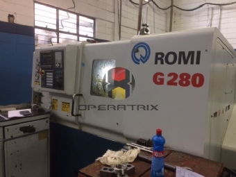 Foto: TORNO CNC - MARCA ROMI - MODELO G280 - ANO 2006