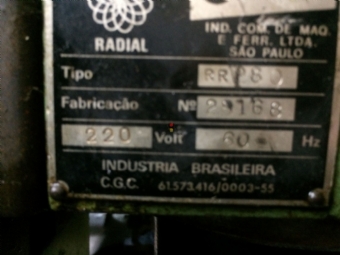 Foto: REBITADEIRA ORBITAL  - COLOMAN - MODELO RR280