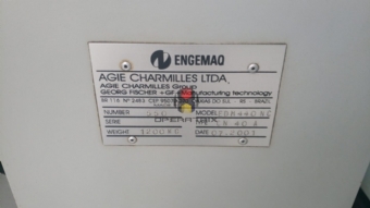 Foto: ELETROEROSÃO PENETRAÇÃO - ENGEMAQ - EDM 440NC - ANO 2001