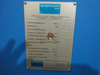 Foto: Dobradeira CNC Gasparini - Xelect 120 - Ano 2010