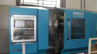 Foto: TORNO CNC INDEX IT600 - ANO 2013 - COM FERRAMENTA ACIONADA