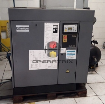 Foto: COMPRESSOR PARAFUSO - ATLAS COPCO -GA22- ANO 2000