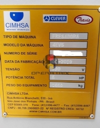 Foto: FRESADORA FERRAMENTEIRA CLEVER-4EVS - ANO 2019-ISO40