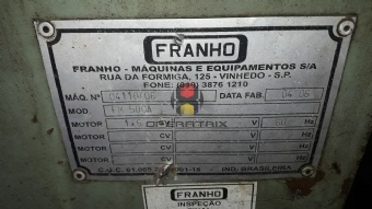 Foto: SERRA AUTOMÁTICA HORIZONTAL FRANHO - FM500A - ANO 2006