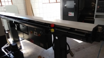 Foto: TORNO CNC DE CABEÇOTE MÓVEL GOODWAY SW-20