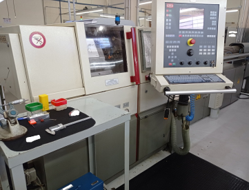 Foto: TORNO CNC CABEÇOTE MOVEL INDEX &TRAUB TNL 12/7- ANO 2000