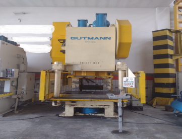 Foto: PRENSA EXCÊNTRICA FREIO FRICÇÃO GUTMANN PETF-320 TONS - MESA 1500MM X 980MM