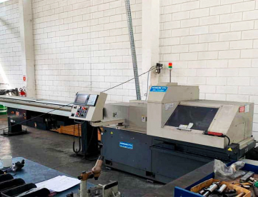 Foto: TORNO CNC AUTOMÁTICO - CABEÇOTE MÓVEL - NOMURA - NN-25UB8 - ANO 2012
