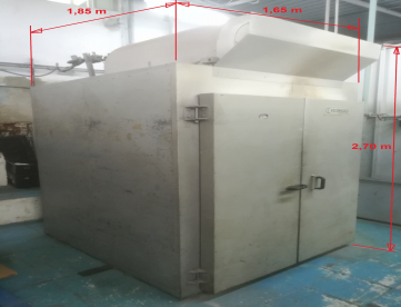 Foto: CABINE DE PINTURA A PÓ - 2,27 x 1,65 M