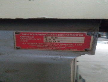Foto: RETÍFICA PLANA - MELLO - P25 - ANO 2003