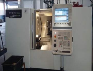Foto: CENTRO DE TORNEAMENTO - DMG - CTX310 ECOLINE - ANO 2010 - COM FERRAMENTAS ACIONADAS