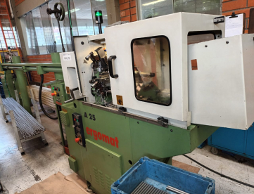 Foto: TORNO AUTOMÁTICO CNC ERGOMATIC A25 COM ALIMENTADOR - ANO 2016 COM NR12