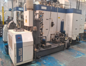 Foto: CENTRO DE USINAGEM HORIZONTAL - DUPLO PALLET 500 X 500 MM - GROB - BZ500T - ANO 2007