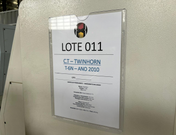 Foto: LOTE ANC 011 - CENTRO DE TORNEAMENTO - TWINHORN - T6 - ANO 2010 - 200 x 550 MM