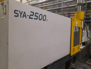 Foto: INJETORA DE PLÁSTICO SINITRON SYA 250 TONELADAS -BOMBA VARIAL - COM NR12 - ANO 2008