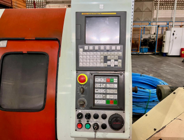 Foto: TORNO AUTOMÁTICO CNC - TIPO "GANG" - ERGOMAT - TNG 42 - ANO 2011 - COM ALIMENTADOR DE BARRAS