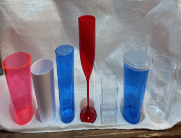 Foto: MOLDE DE TAÇA, CANECA E COPOS P/ FESTA (LOTE DE 8 MOLDES) ACEITA TROCA