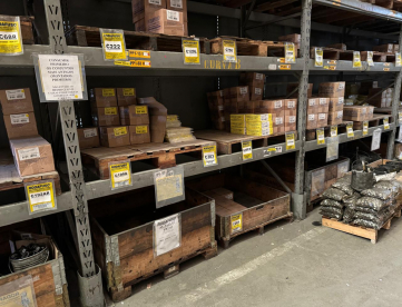 Foto: LOTE RF 0076 - PORTA PALLETS - 2.300 x 6.000 - CAPACIDADE 2 TONELADAS
